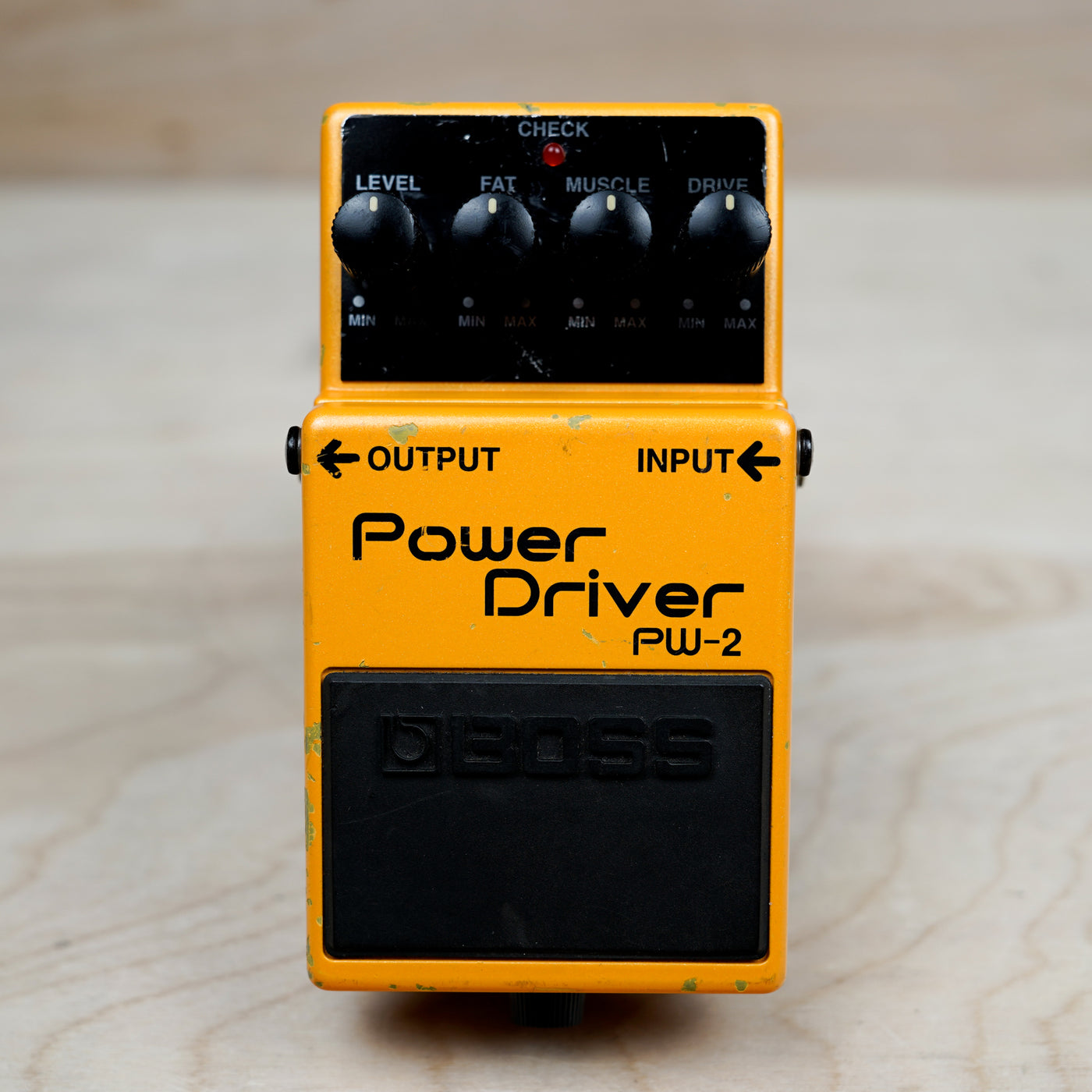 Boss PW-2 Power Driver (Silver Label) 1996 (First Year) - Orange