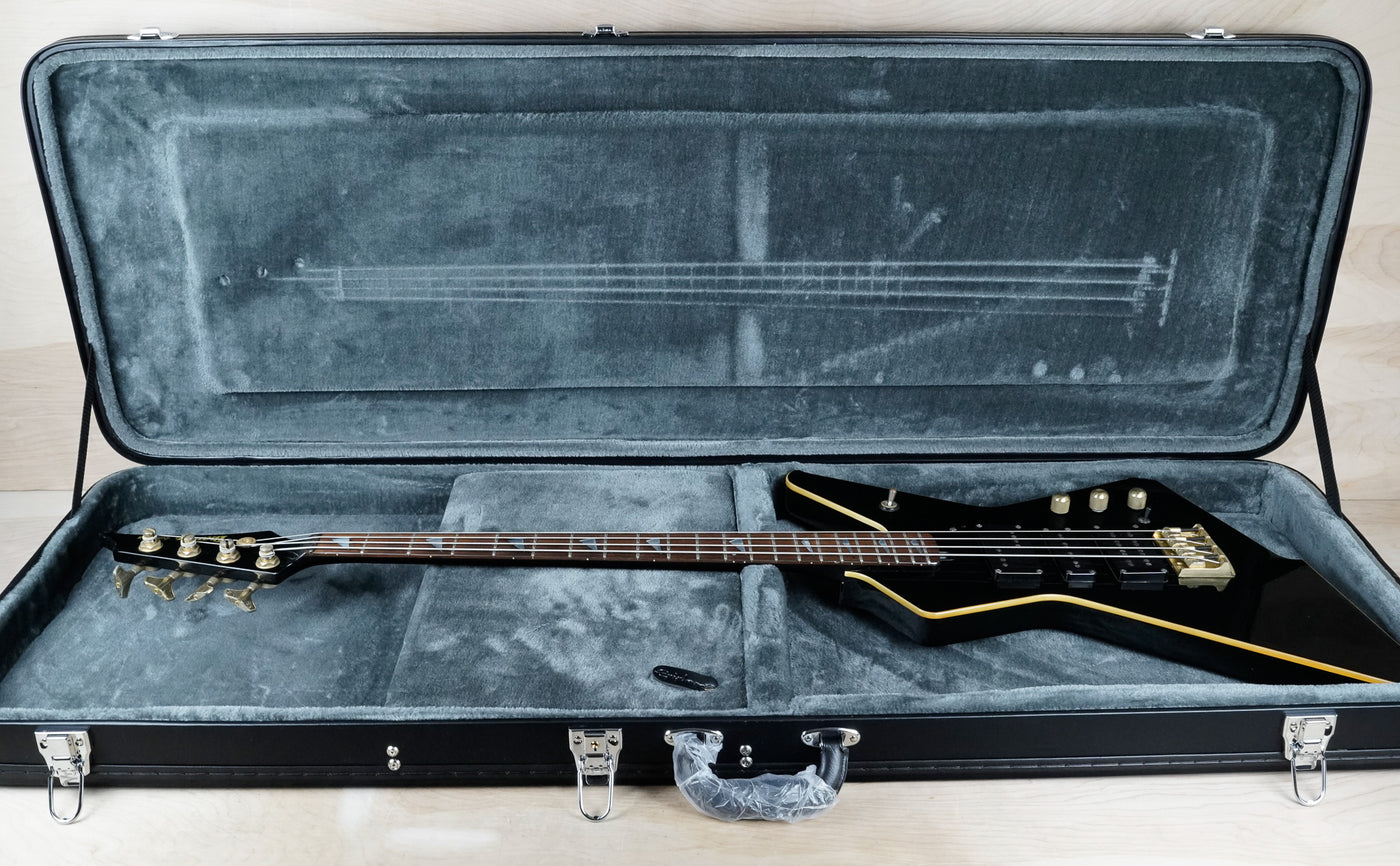 Ibanez Destroyer II DT870 Bass MIJ 1984 Black Vintage Japan Fujigen w/ Hard Case