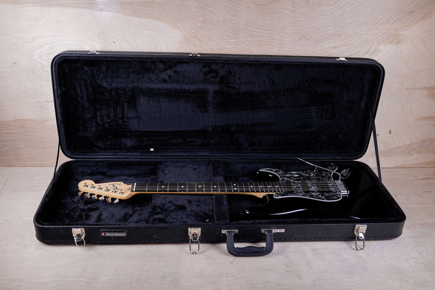 Fender American Standard Stratocaster with Lace Sensor Pickups HSS 1997 Black w/ Hard Case