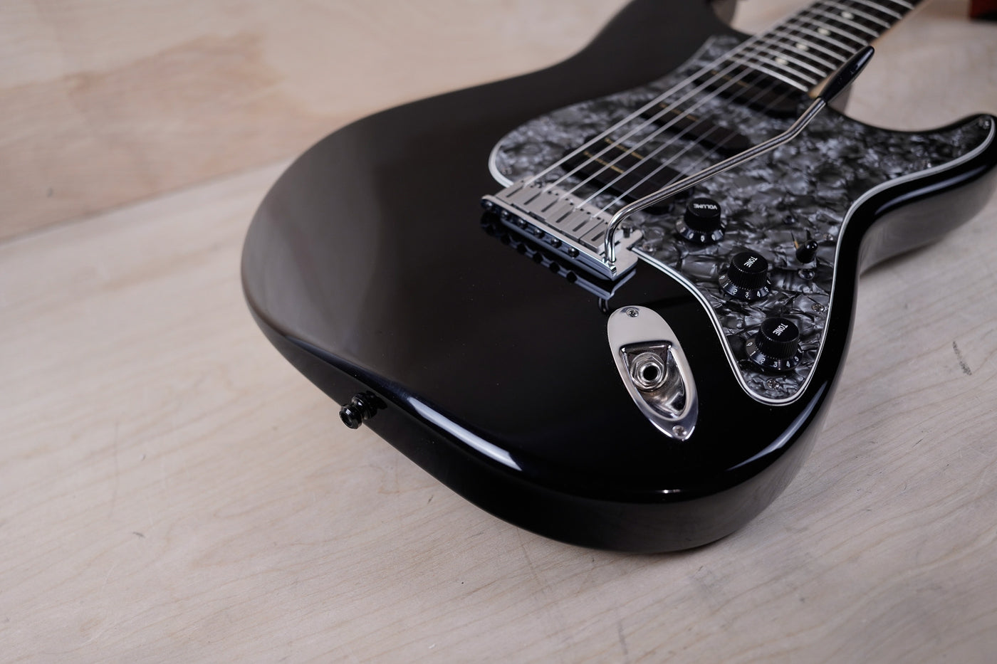 Fender American Standard Stratocaster with Lace Sensor Pickups HSS 1997 Black w/ Hard Case