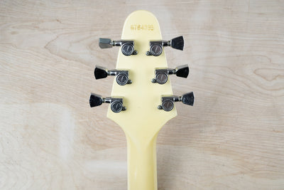 Greco FV600 MIJ 1978 White Vintage Japan '67 Reissue Flying V Style w/ Hard Case