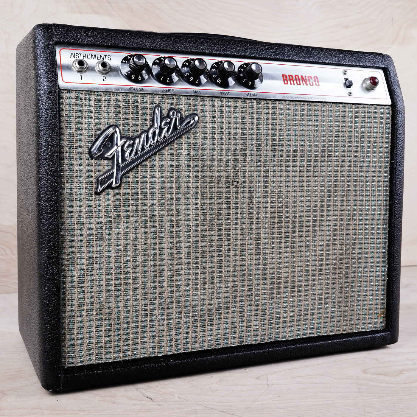 Fender Bronco 6-Watt 1x8" Guitar Combo 1971 Silverface