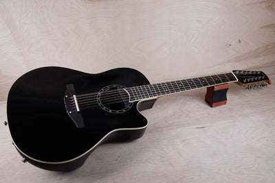 Ovation 2751AX-5 Standard Balladeer 12-String Acoustic Electric Guitar 2010's Black w/ Bag