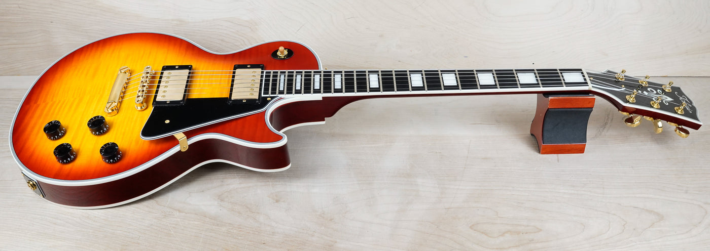 Tokai Love Rock Custom LC224S MIJ 2022 Cherry Sunburst Made in Japan Flame Top w/ OHSC