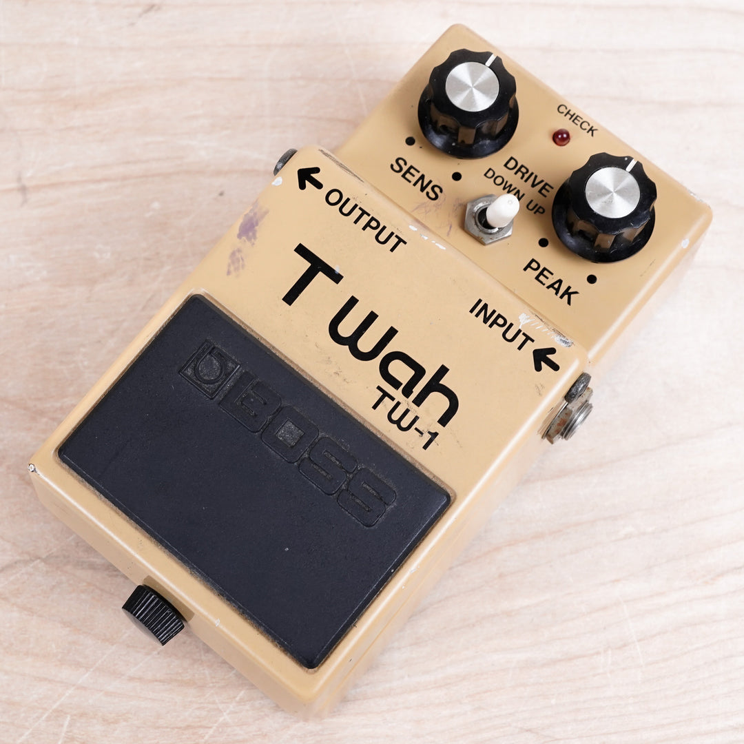 boss t wah pedal Boss TW-1 Touch T Wah Pedal (Black Label) 1983 Made in Japan MIJ ACA