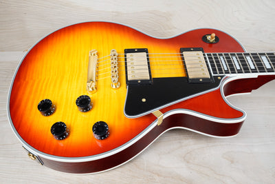 Tokai Love Rock Custom LC224S MIJ 2022 Cherry Sunburst Made in Japan Flame Top w/ OHSC