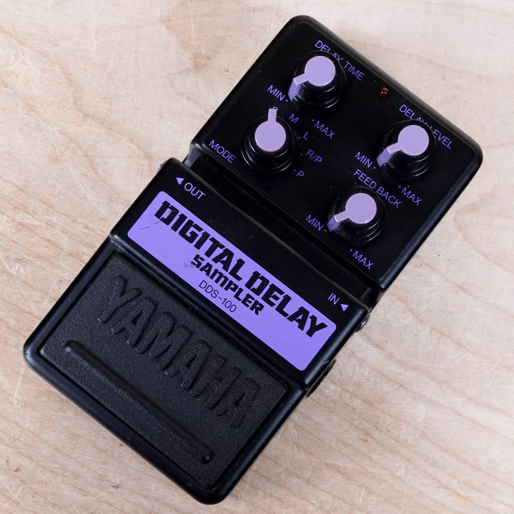 Yamaha DDS-100 Digital Delay Sampler Pedal 1980s Black Made In