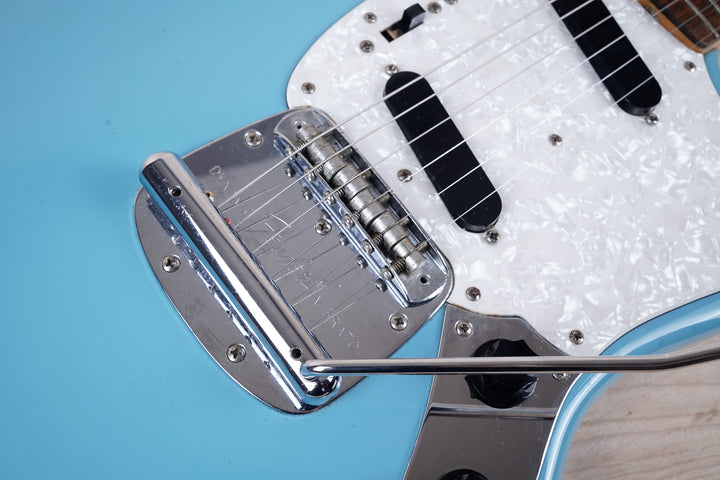 フェンダージャパン ムスタングギター MG66-66 ジャンク品 Fender MG-66 Mustang Reissue CIJ 1999 Sonic Blue Crafted in