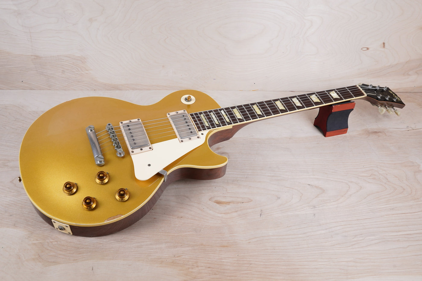 Orville By Gibson LPS-57C MIJ 1994 Gold Top Les Paul Reissue Made in Japan USA Parts w/ Bag