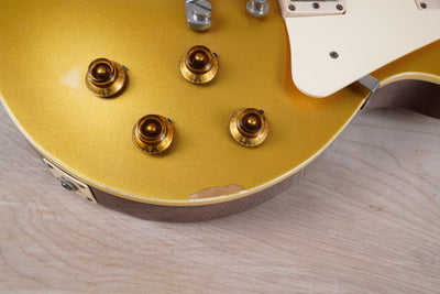 Orville By Gibson LPS-57C MIJ 1994 Gold Top Les Paul Reissue Made in Japan USA Parts w/ Bag