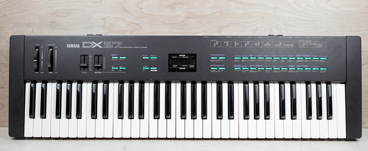 Yamaha DX27 61鍵 説明書、カバー付き 現状品