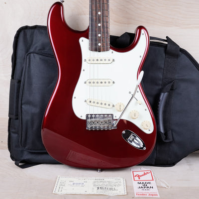 Fender ST-62 Stratocaster Reissue MIJ 2013 Candy Apple Red OCT Made in Japan w/ Bag