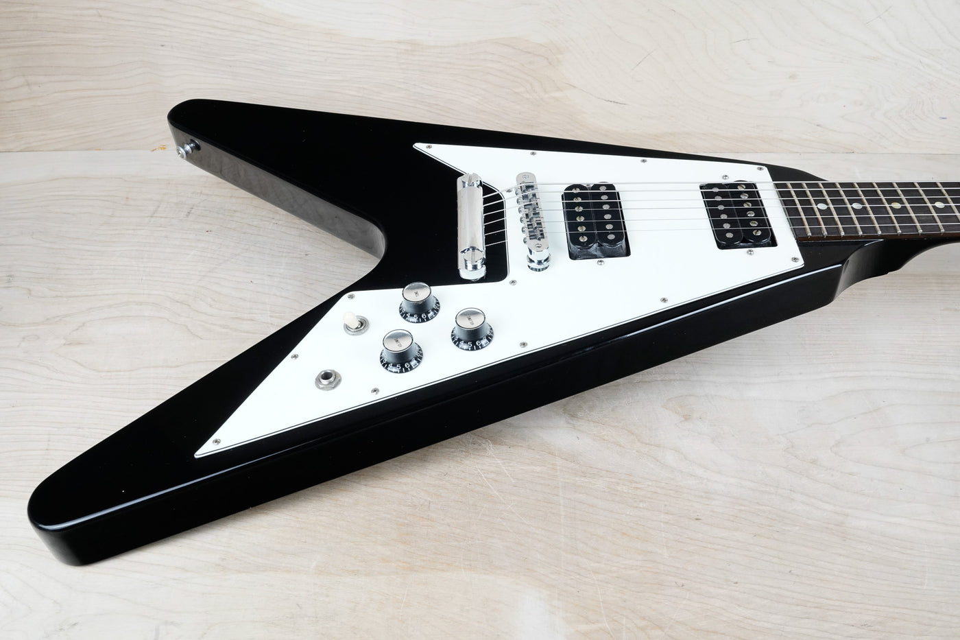 Gibson Flying V Factor X 2005 Ebony '67 Reissue w/ Bag