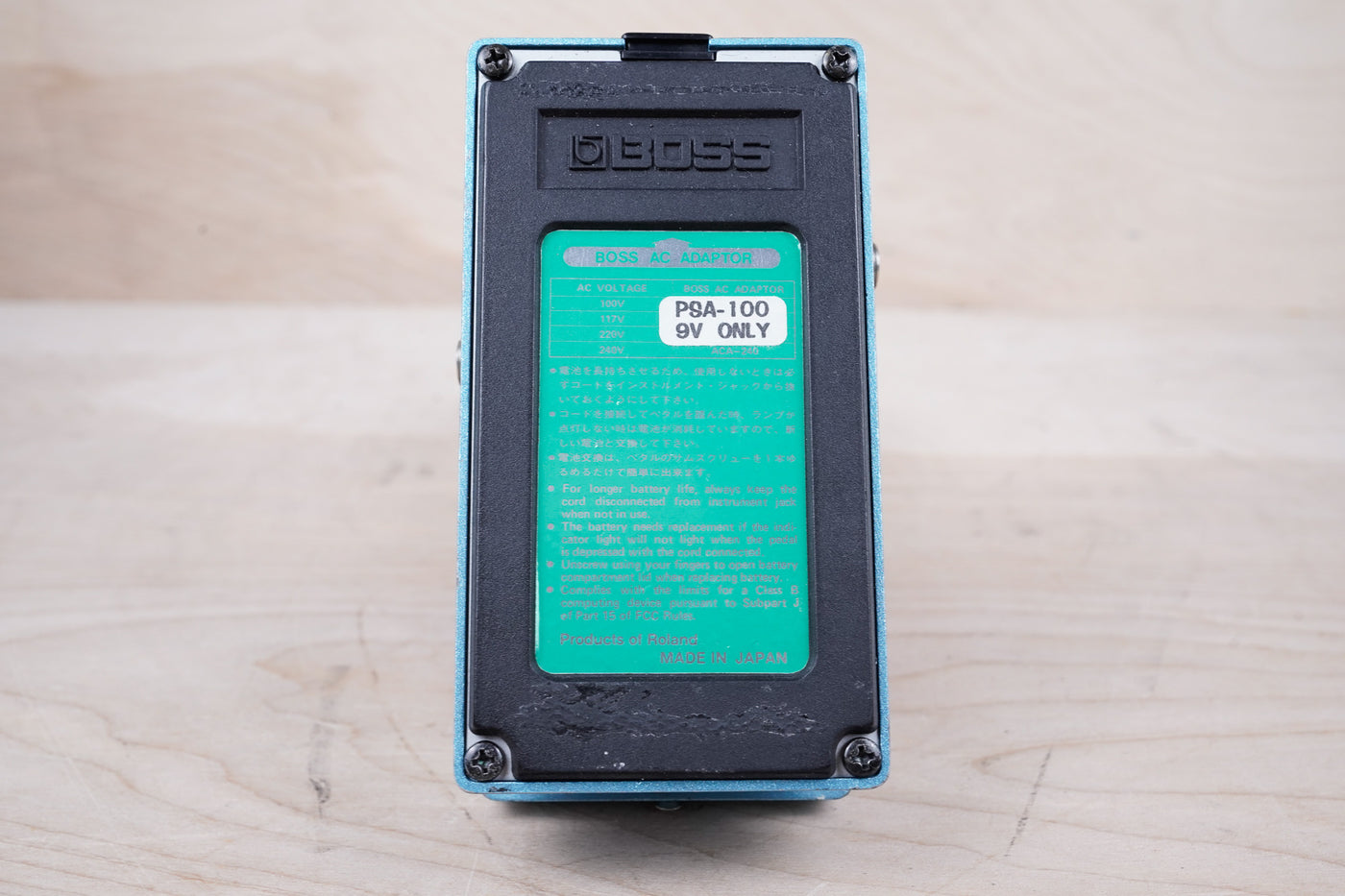 Boss CE-3 Chorus (Green Label) Blue 1984 Made in Japan MIJ