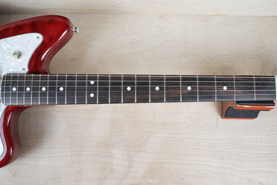 Fender Hybrid II Jazzmaster MIJ 2024 Red Quilt Beryl Top QMT Japan w/ Bag