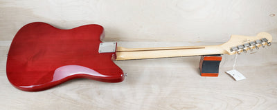 Fender Hybrid II Jazzmaster MIJ 2024 Red Quilt Beryl Top QMT Japan w/ Bag