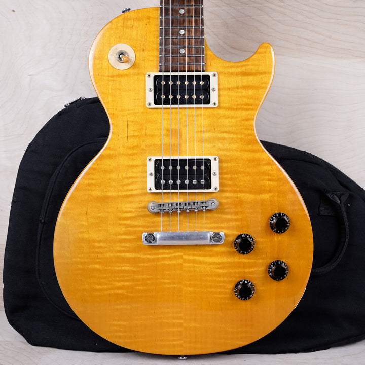 Gibson Les Paul Junior Special Plus 2001 Trans Amber w/ Bag – A