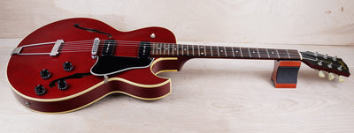 Gibson ES-135 P-100 Semi-Hollow Body Electric Guitar 1995 Cherry w/ OHSC