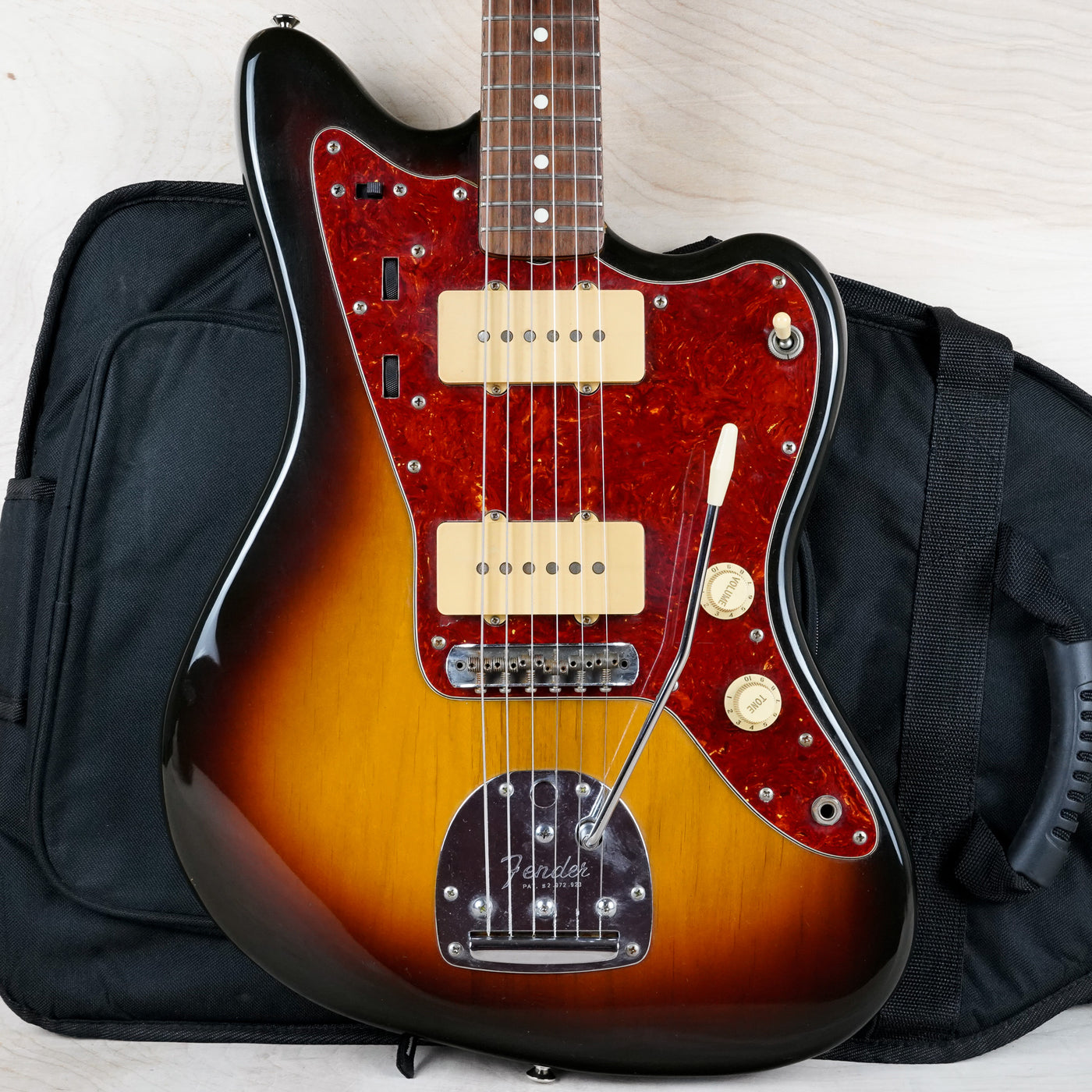 Fender JM66-65 Jazzmaster Reissue MIJ 1992 Sunburst Made in Japan Offset w/ Bag