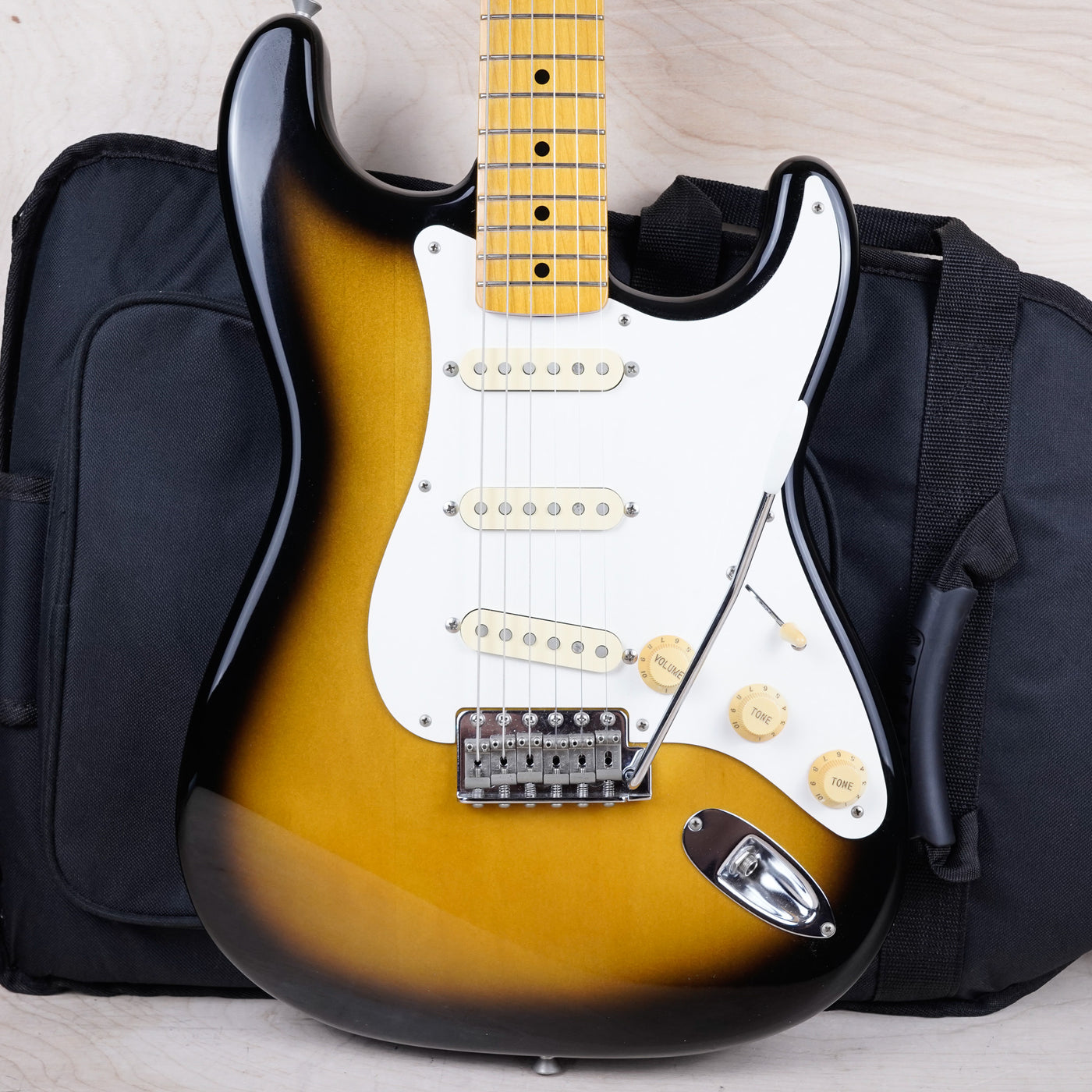 Fender ST-57 Stratocaster Reissue MIJ 2010 Sunburst w/ Bag