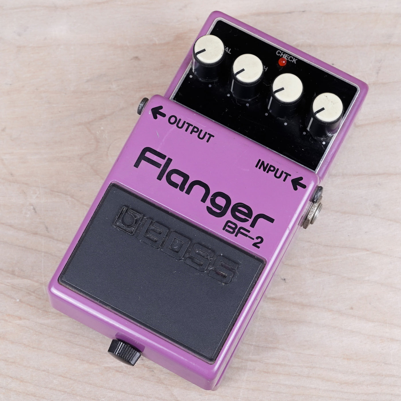 Boss BF-2 Flanger (Orange Label) 1996 Purple MIT