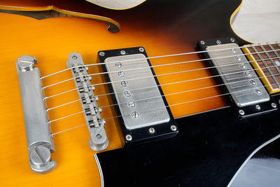 ESP Edwards E-SA-118LT Semi-Hollowbody MIJ 2006 Tobacco Sunburst Lacquer Touch Finish Seymour Duncan Pickups Japan w/ OHSC