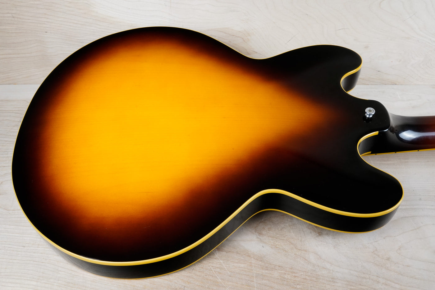 ESP Edwards E-SA-118LT Semi-Hollowbody MIJ 2006 Tobacco Sunburst Lacquer Touch Finish Seymour Duncan Pickups Japan w/ OHSC