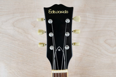 ESP Edwards E-SA-118LT Semi-Hollowbody MIJ 2006 Tobacco Sunburst Lacquer Touch Finish Seymour Duncan Pickups Japan w/ OHSC