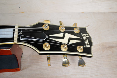 Burny RCL-65 Custom MIJ 1990 Black Beauty Made in Japan VH-1 PAF Pickups 1960 Reissue w/ Hard Case