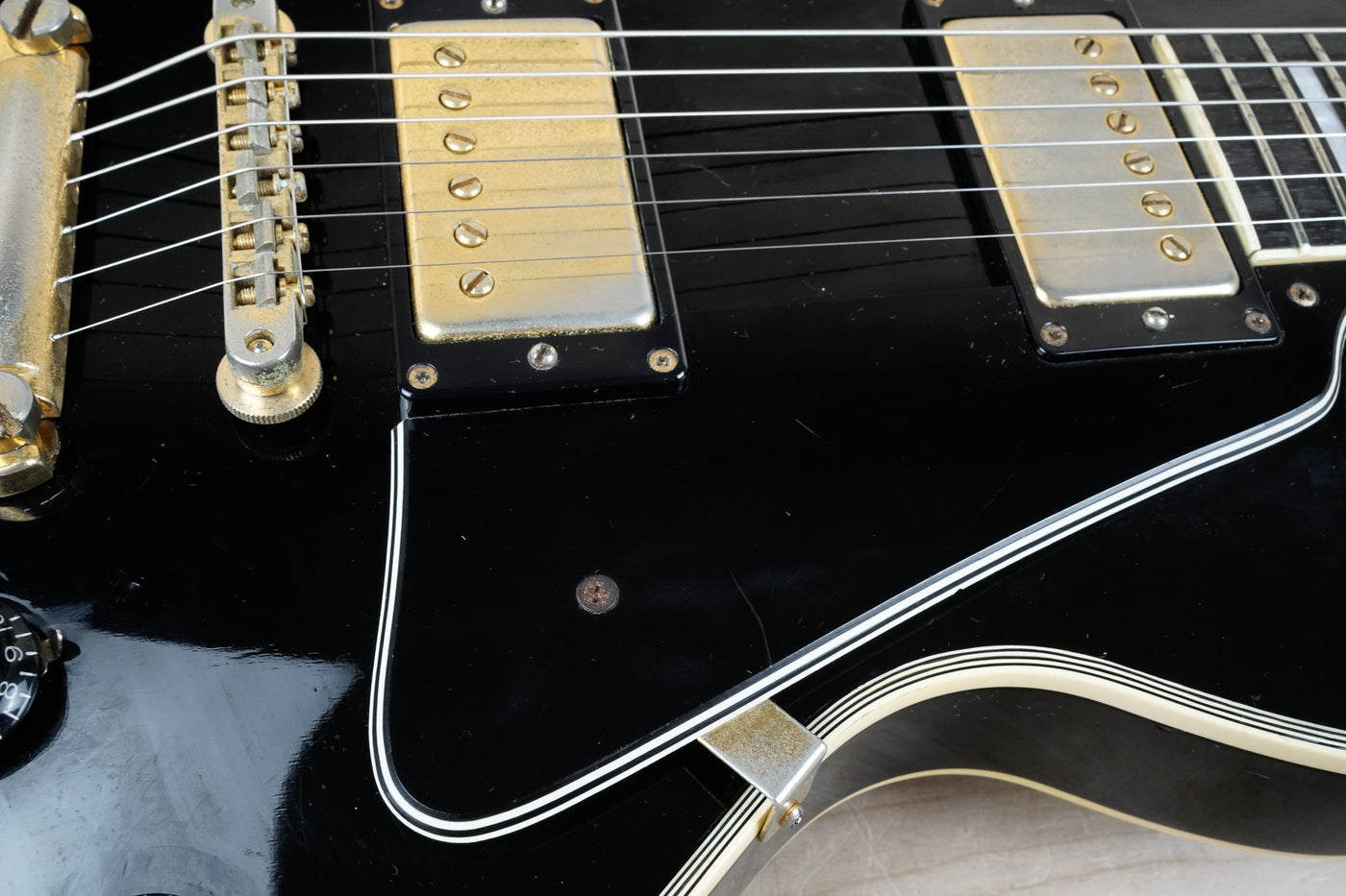 Burny RCL-65 Custom MIJ 1990 Black Beauty Made in Japan VH-1 PAF Pickups 1960 Reissue w/ Hard Case