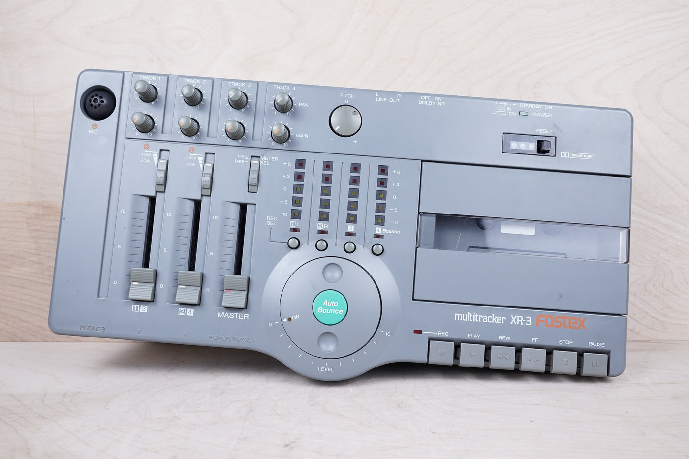 Fostex XR-3 Multitracker 4 Track Cassette Recorder Bundle w/ Cassette Tapes