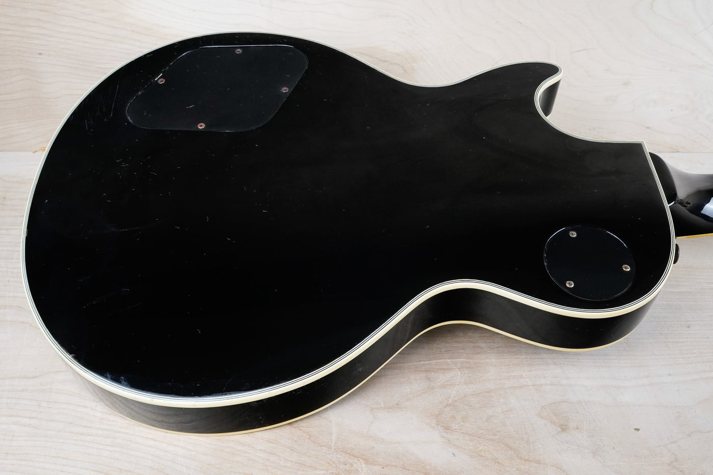 Burny RCL-65 Custom MIJ 1990 Black Beauty Made in Japan VH-1 PAF Pickups 1960 Reissue w/ Hard Case