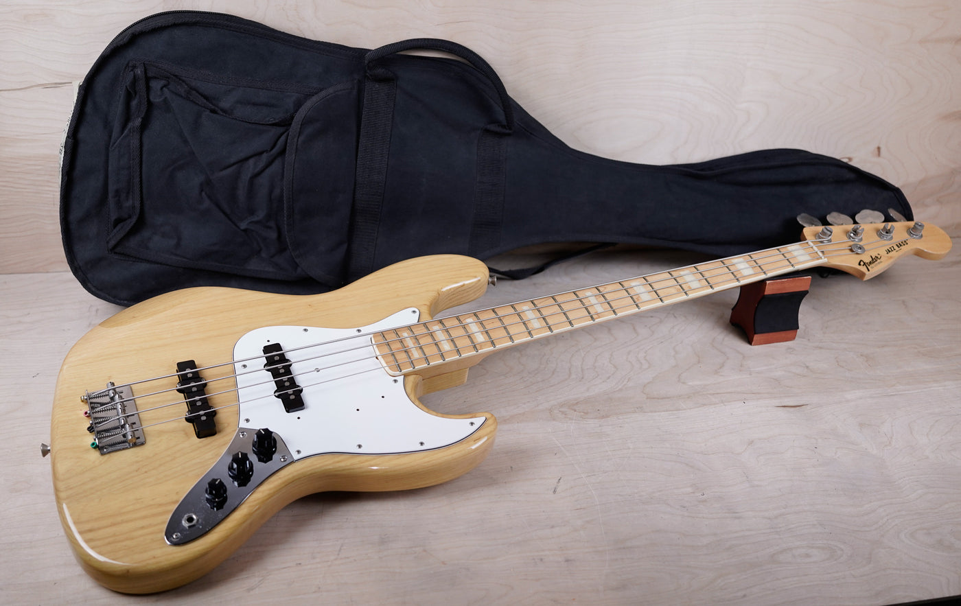Fender JB-75 Jazz Bass Reissue CIJ 2002 Natural Crafted in Japan w/ Bag