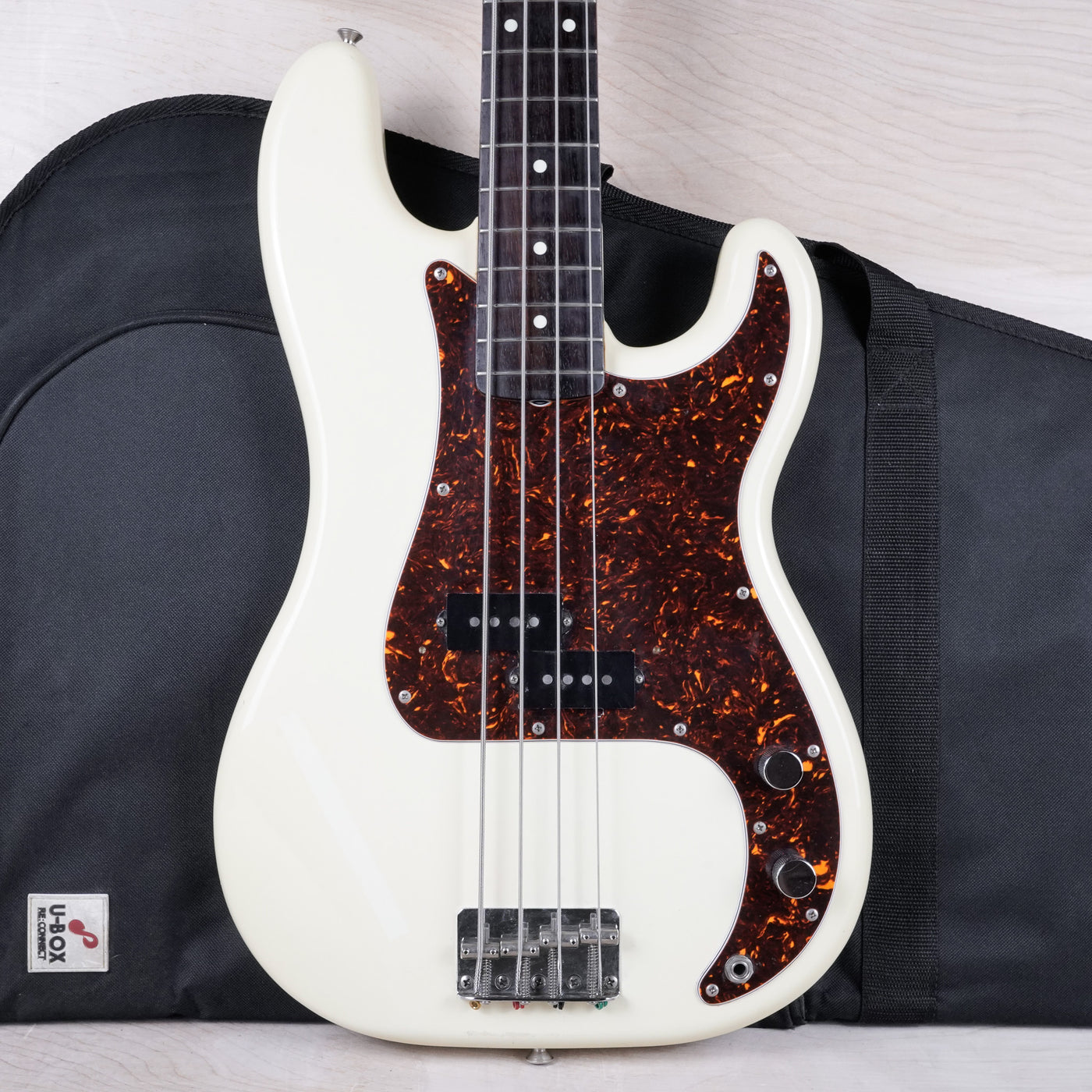 Fender PB62-55 Precision Bass Reissue MIJ 1988 Vintage White Japan Fujigen w/ Bag