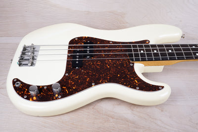 Fender PB62-55 Precision Bass Reissue MIJ 1988 Vintage White Japan Fujigen w/ Bag