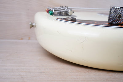 Fender PB62-55 Precision Bass Reissue MIJ 1988 Vintage White Japan Fujigen w/ Bag