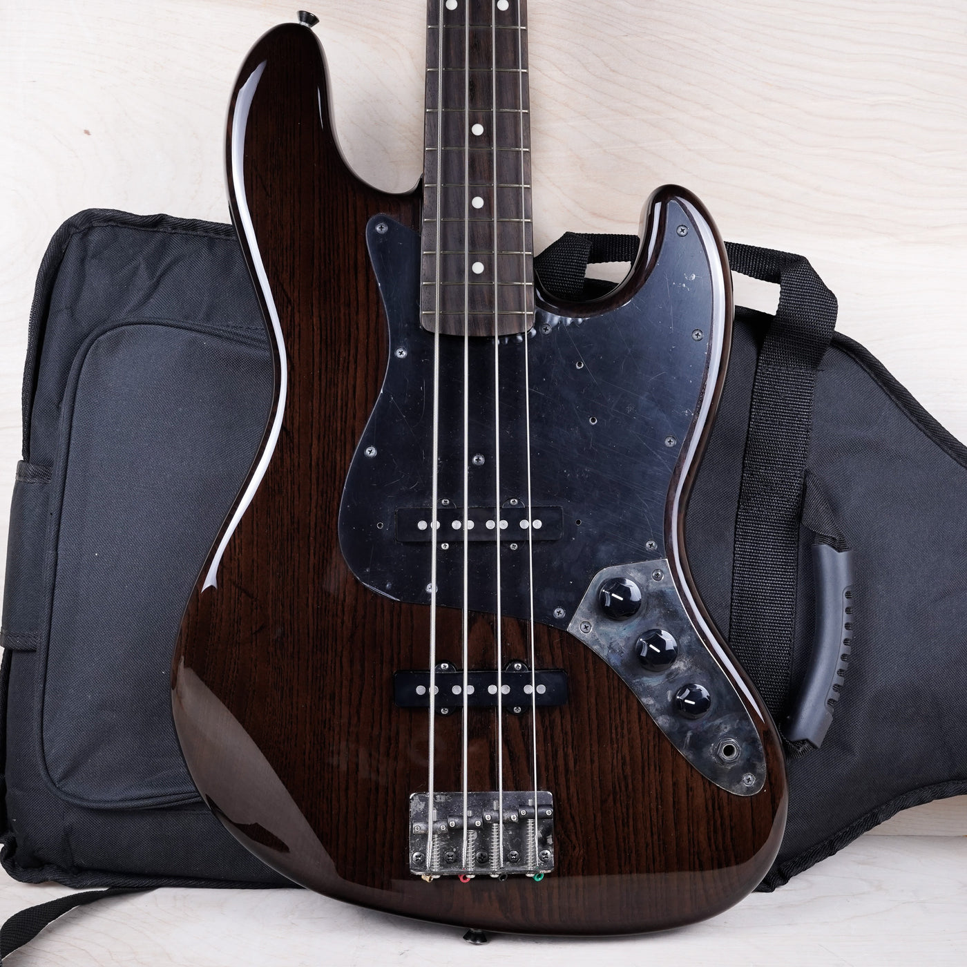 Fender JB62-WAL Jazz Bass MIJ 2013 Walnut Made in Japan w/ Bag