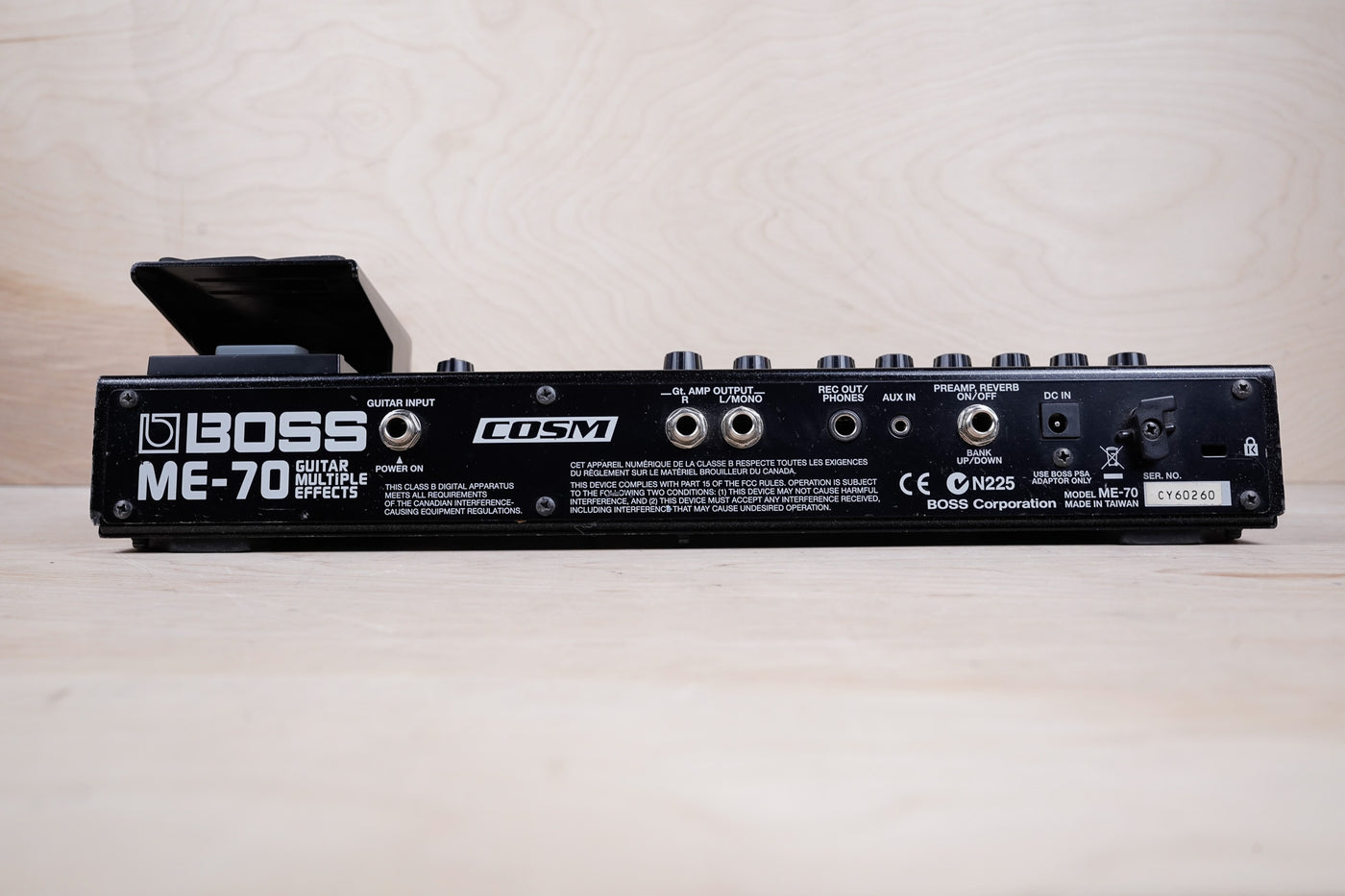 Boss ME-70 Guitar Multiple Effects Pedal Floor Board 2009 w/ Power Supply