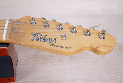 Tokai Breezysound ATE118 MIJ 2022 Vintage Natural Japan w/ Tweed Case