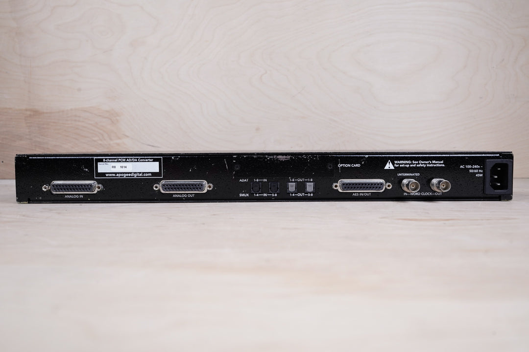 Apogee Rosetta 800 96kHz 8-Channel AD/DA Converter Rackmount – A Flash  Flood of Gear