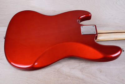 FGN J-Standard Bass 2011 Candy Apple Red Fujigen Made in Japan MIJ w/ Bag