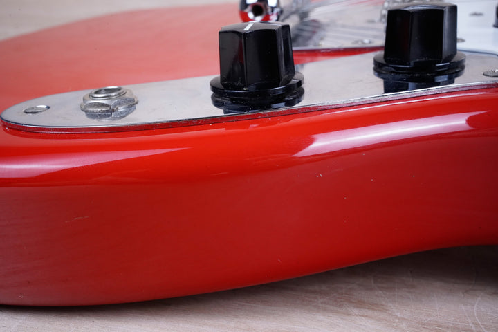 Fender MG-69 Mustang Reissue MIJ 2010 Red Matching Headstock Japan