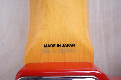 Fender MG-69 Mustang Reissue MIJ 2010 Red Matching Headstock Japan w/ Bag