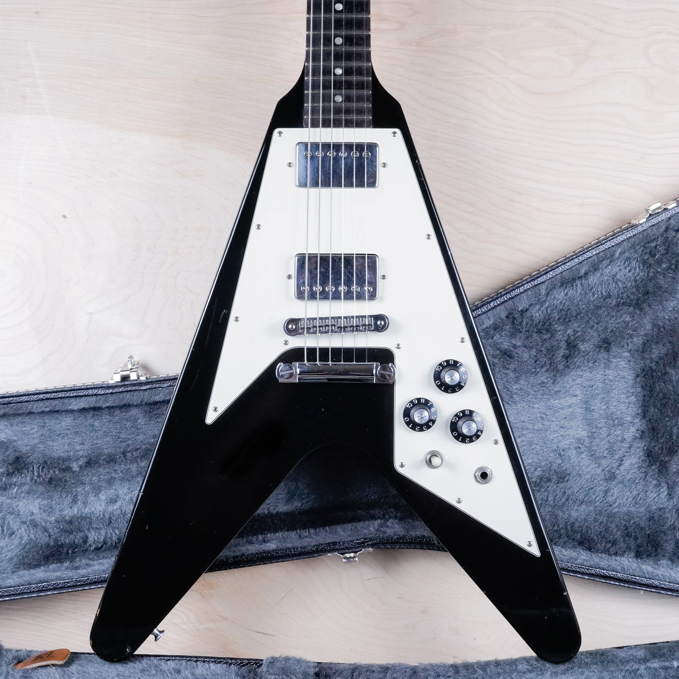 Gibson Flying V 2009 Ebony '67 Reissue Style w/ OHSC