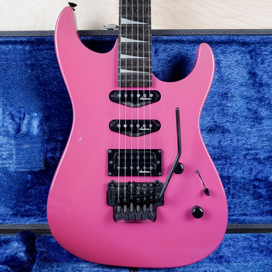 Charvel by Jackson Dinky Custom DK-090-SSH MIJ 1990 Violet Pink