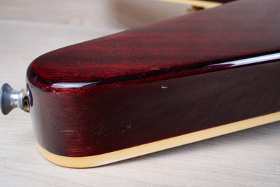 Greco Flying V Non Catalog MIJ 1982 Red Flame CMT Style Made in Japan w/ Bag