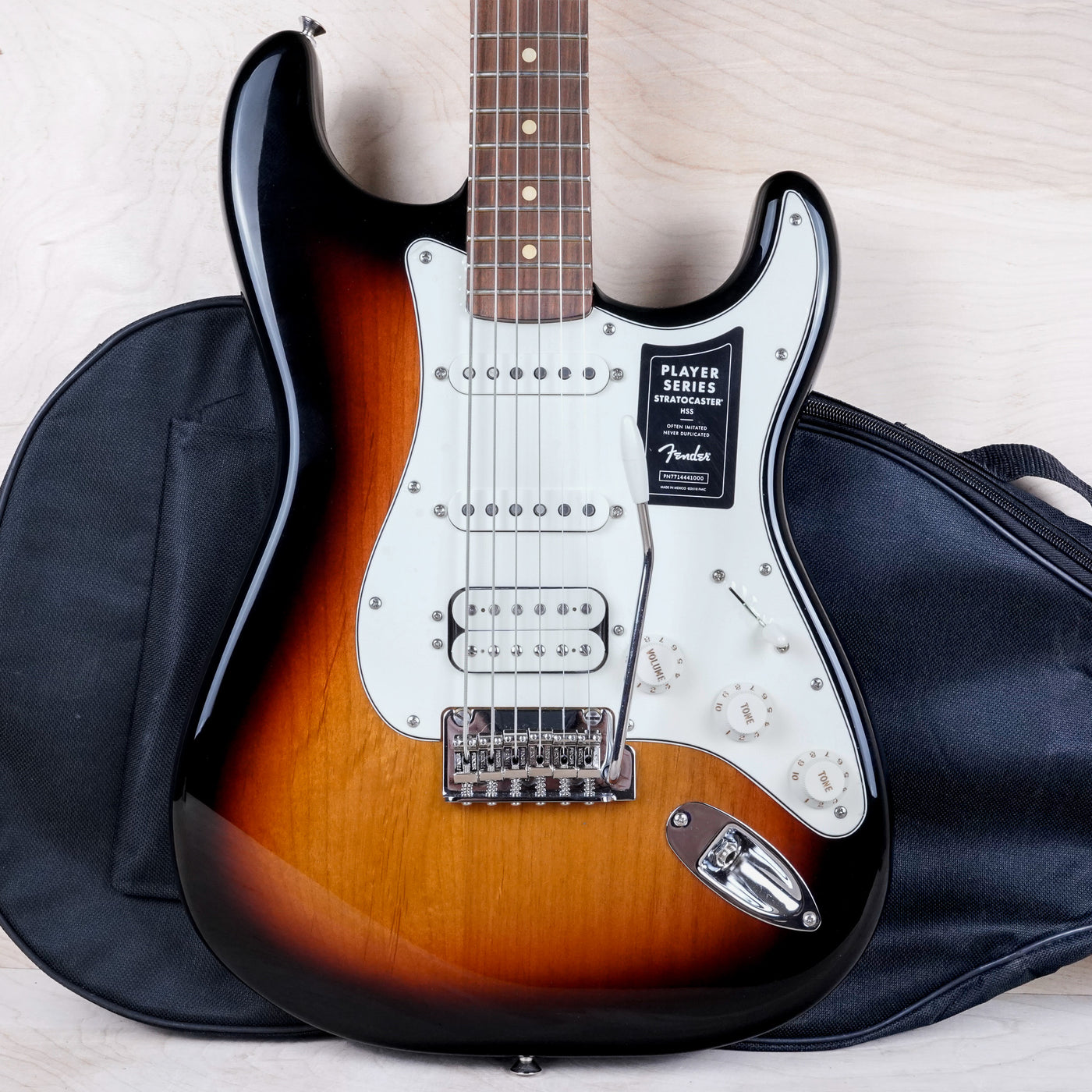 Fender Custom Build Subsonic Baritone Stratocaster HSS Sunburst 27" Scale Length w/ Bag