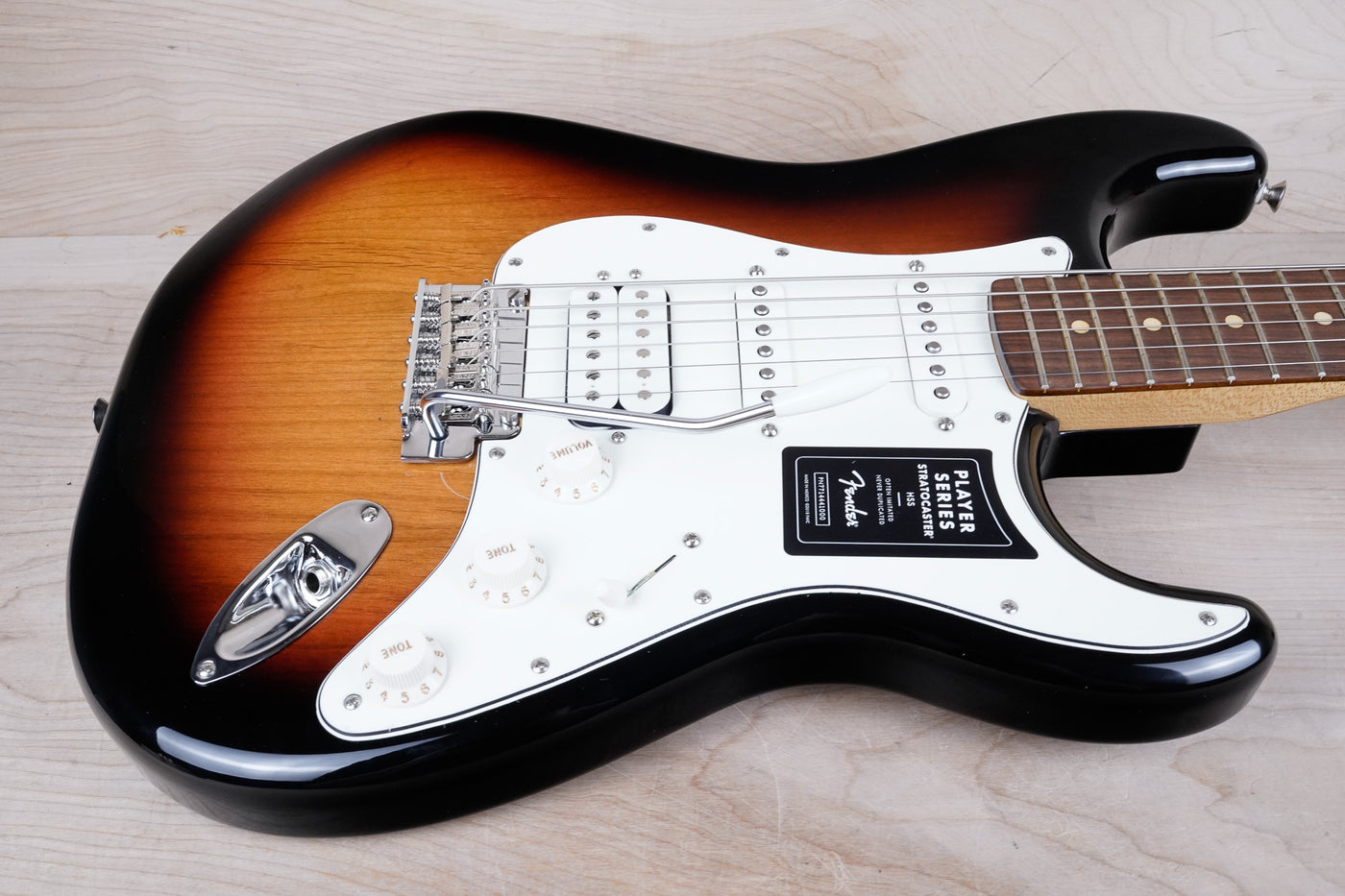 Fender Custom Build Subsonic Baritone Stratocaster HSS Sunburst 27" Scale Length w/ Bag