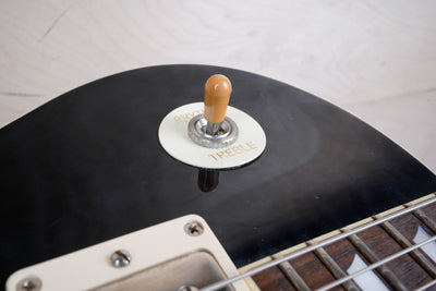 Tokai Love Rock LS142Q 2019 See-Through Black Quilt Top Standard Made in Japan MIJ w/ Bag