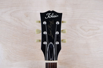 Tokai Love Rock LS142Q 2019 See-Through Black Quilt Top Standard Made in Japan MIJ w/ Bag